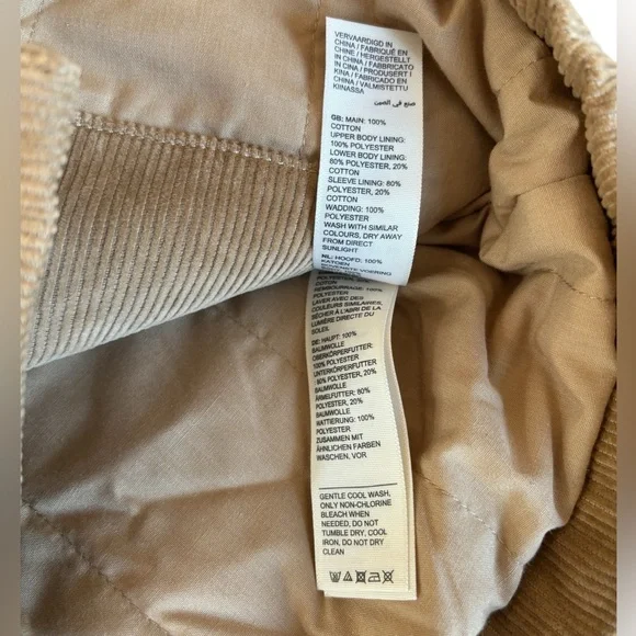 NWT FatFace Corduroy Jacket w/ Sherpa Lining - Picture 9 of 10